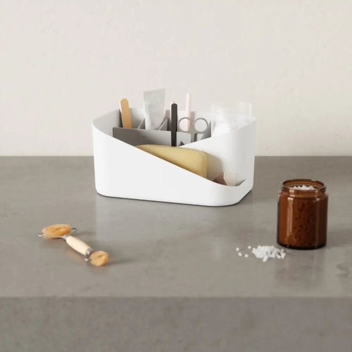 Organizer UMBRA - GLAM, vit/grå – produktbild av Organizers & papperskorgar från Umbra | Arvande