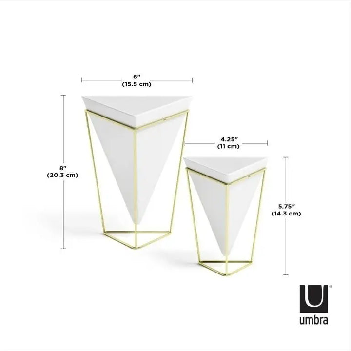 Organizer UMBRA - TRIGG, vit / guld - produktbild av Inredning från Umbra | Arvande