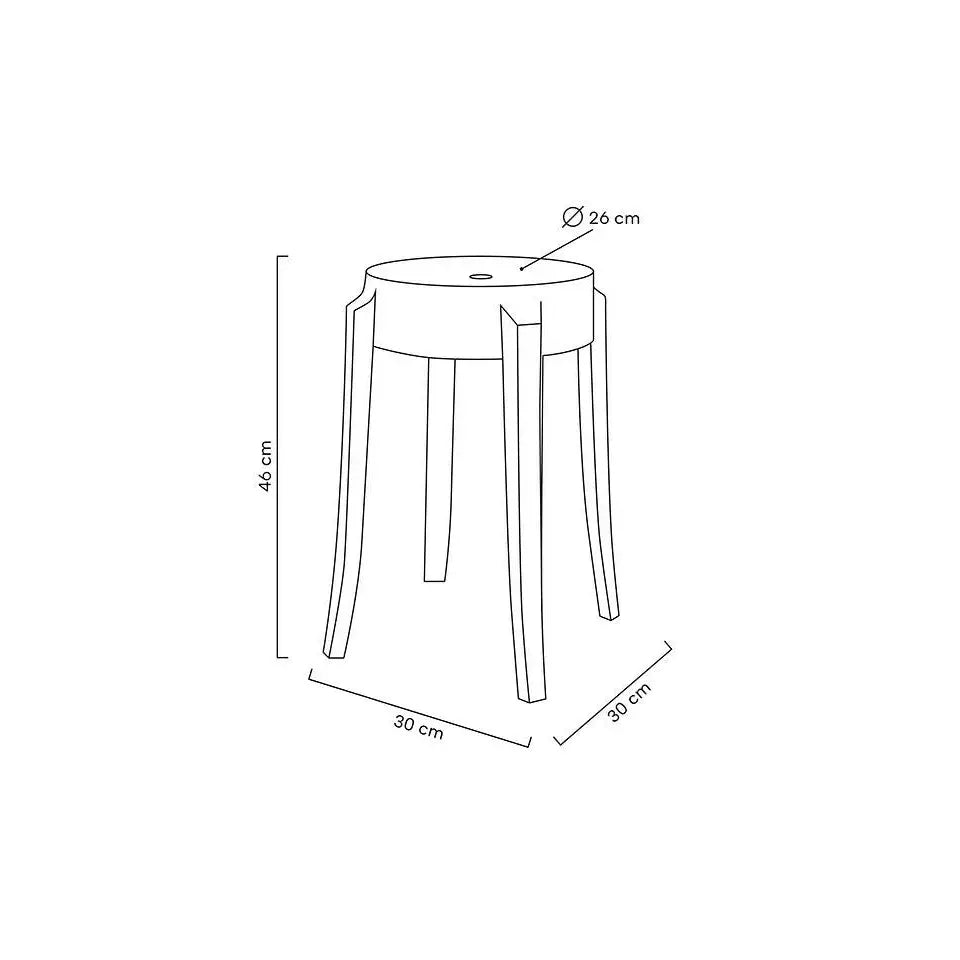 Pall - CHARLES 46, transparent – produktbild av [MGO] Import King Home från King Home | Arvande