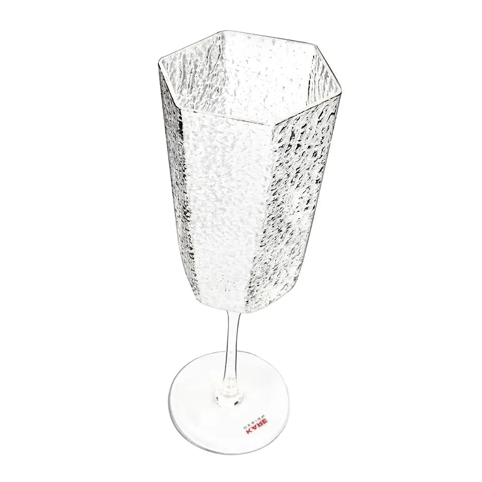 Rödvinsglas KARE DESIGN - CASCATA, transparent, 440 ml - produktbild av Inredning från Kare Design | Arvande