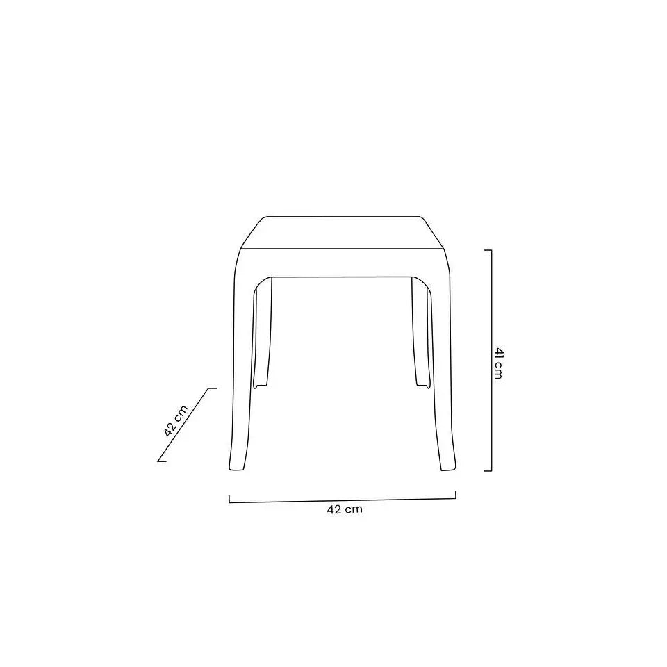 Sidobord GHOST, beige - produktbild av Sidobord från King Home | Arvande