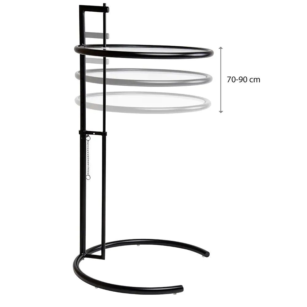 Sidobord - GREY, chrome – produktbild av Sidobord från King Home | Arvande