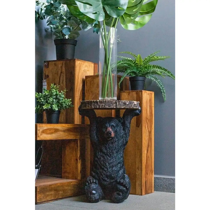 Sidobord KARE DESIGN - BEAR, 53x33 cm, trä / svart - produktbild av Sidobord från Kare Design | Arvande