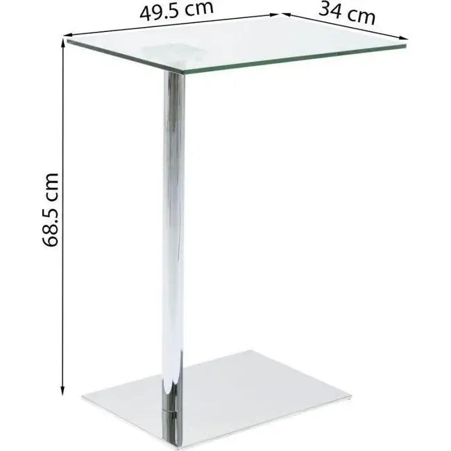 Sidobord KARE DESIGN - WEST COAST, transparent – produktbild av Sidobord från Kare Design | Arvande