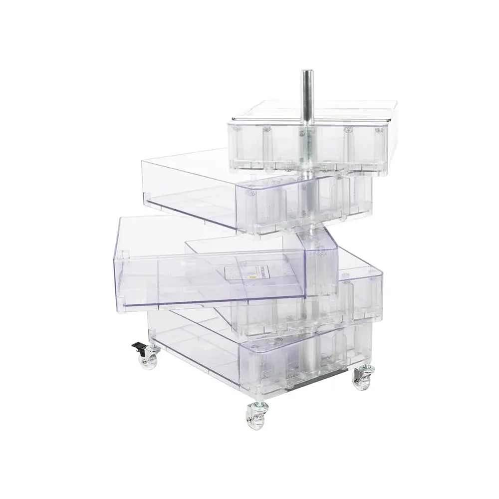 Sidobord - VISION STORAGE, transparent - produktbild av [MGO] Import King Home från King Home | Arvande
