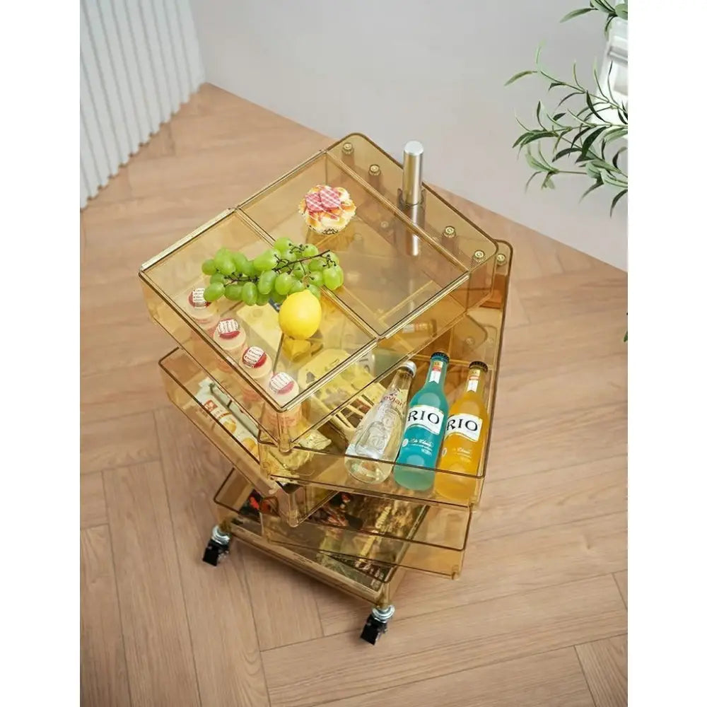 Sidobord - VISION STORAGE, transparent - produktbild av [MGO] Import King Home från King Home | Arvande