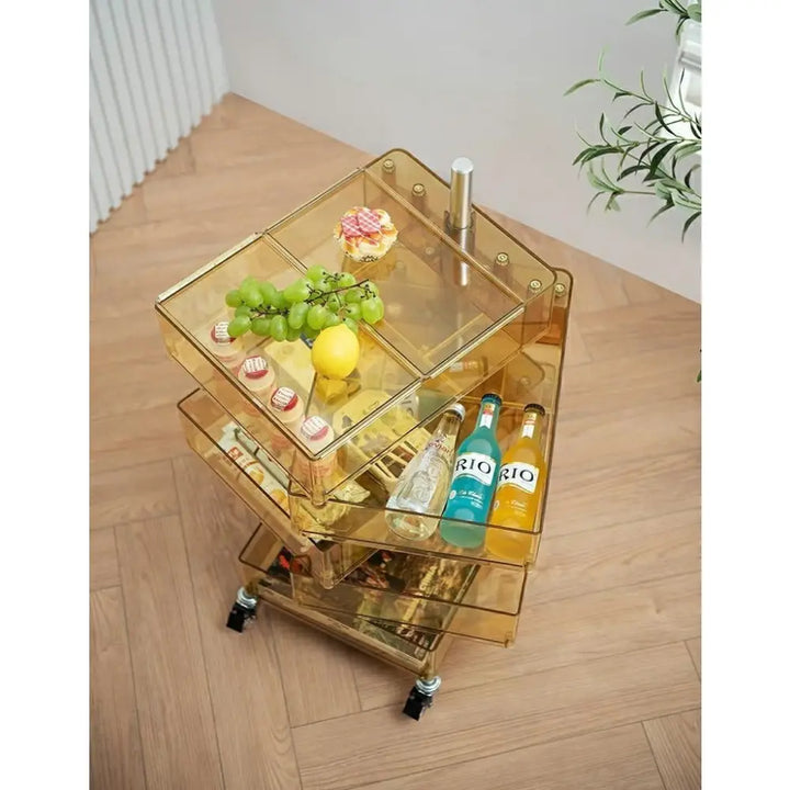 Sidobord - VISION STORAGE, transparent - produktbild av [MGO] Import King Home från King Home | Arvande