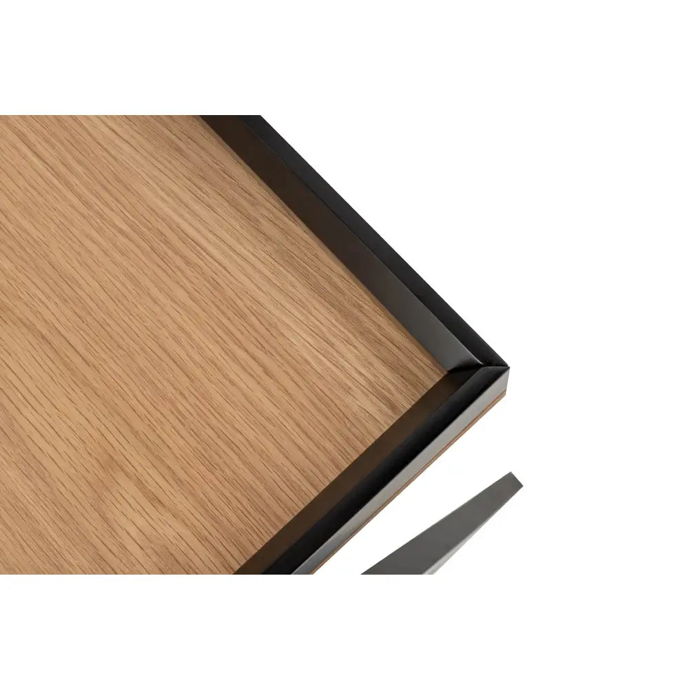 Skrivbord - COMPAS, svart/trä - produktbild av Skrivbord från King Home | Arvande