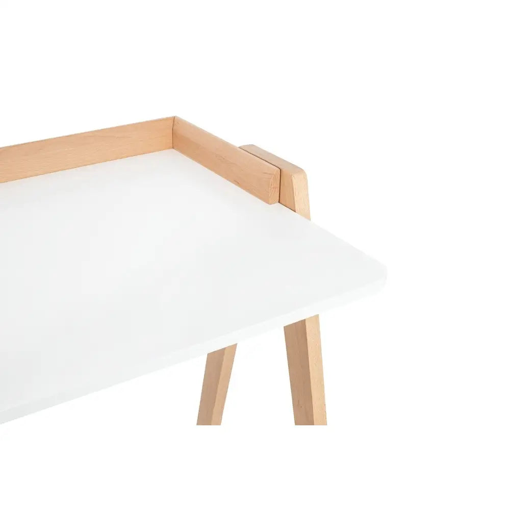 Skrivbord - COMPAS, vit/trä – produktbild av Skrivbord från King Home | Arvande