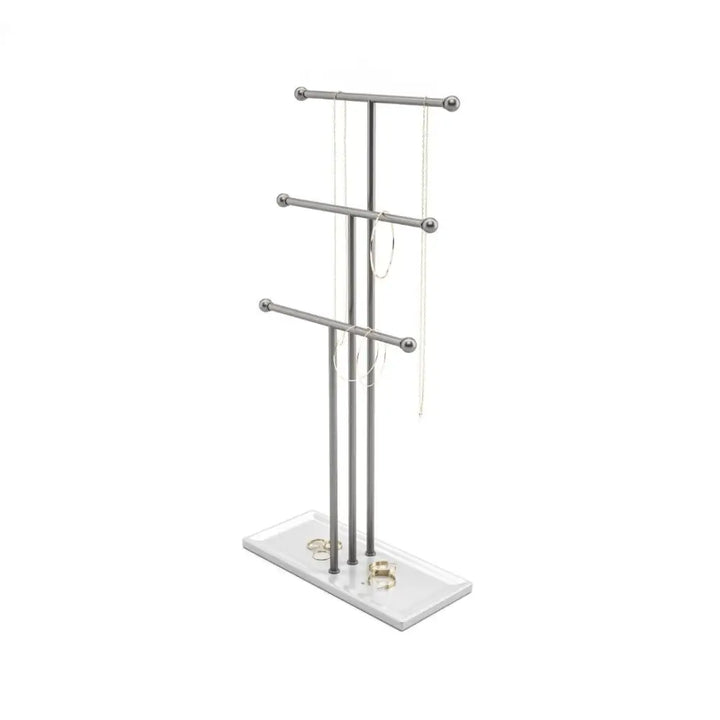 Smyckeställ UMBRA - TRIGEM, silver - produktbild av [MGO] Import King Home från Umbra | Arvande