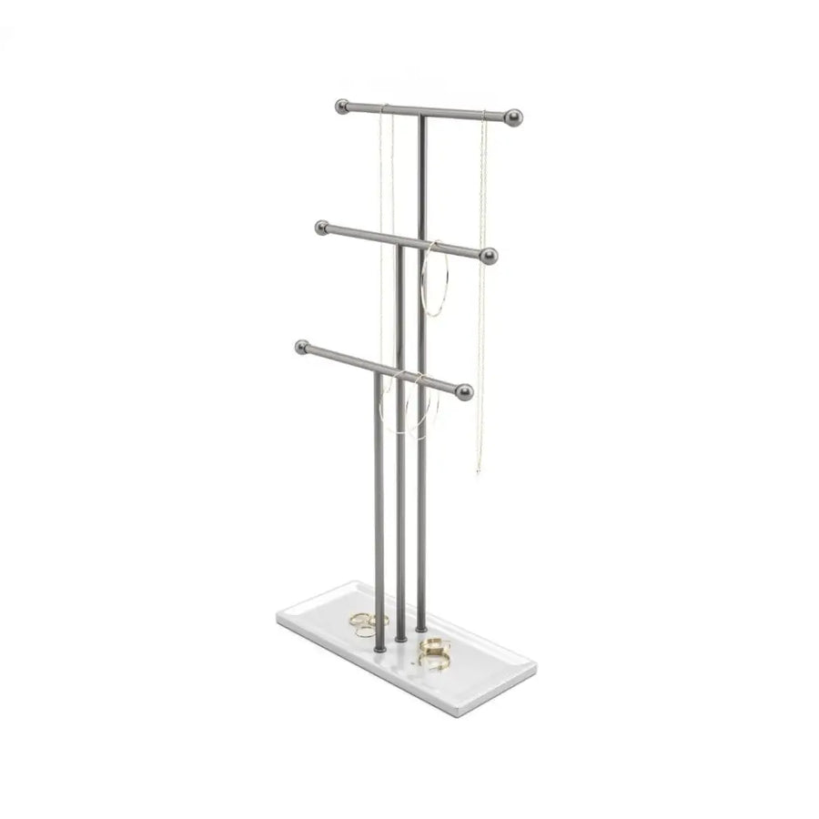 Smyckeställ UMBRA - TRIGEM, silver - produktbild av [MGO] Import King Home från Umbra | Arvande