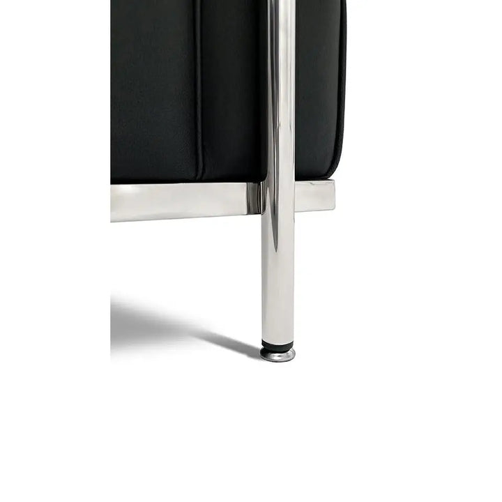 Soffa - SOFT LC2 2-SITS, svart italiensk läder - produktbild av [MGO] Import King Home från King Home | Arvande