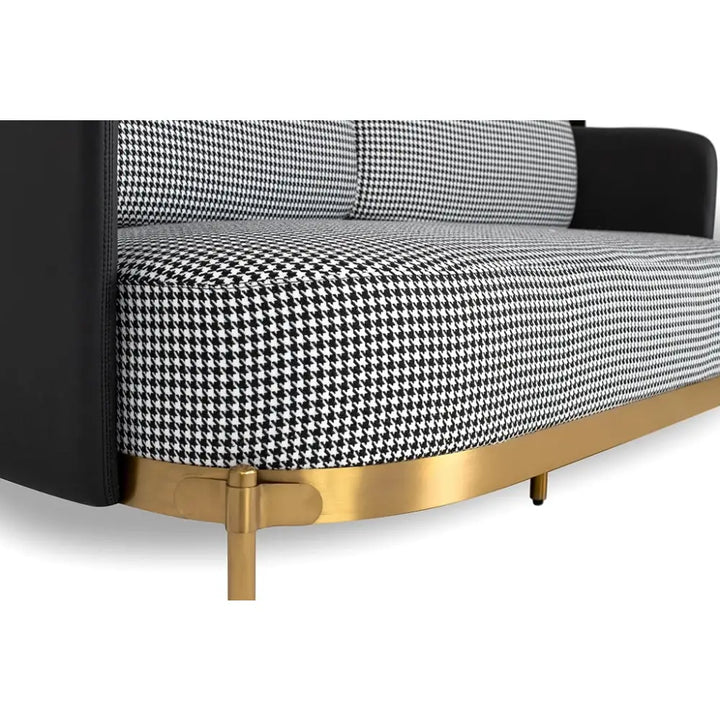 Soffa - VENICE, svart/vit - produktbild av Soffa från King Home | Arvande