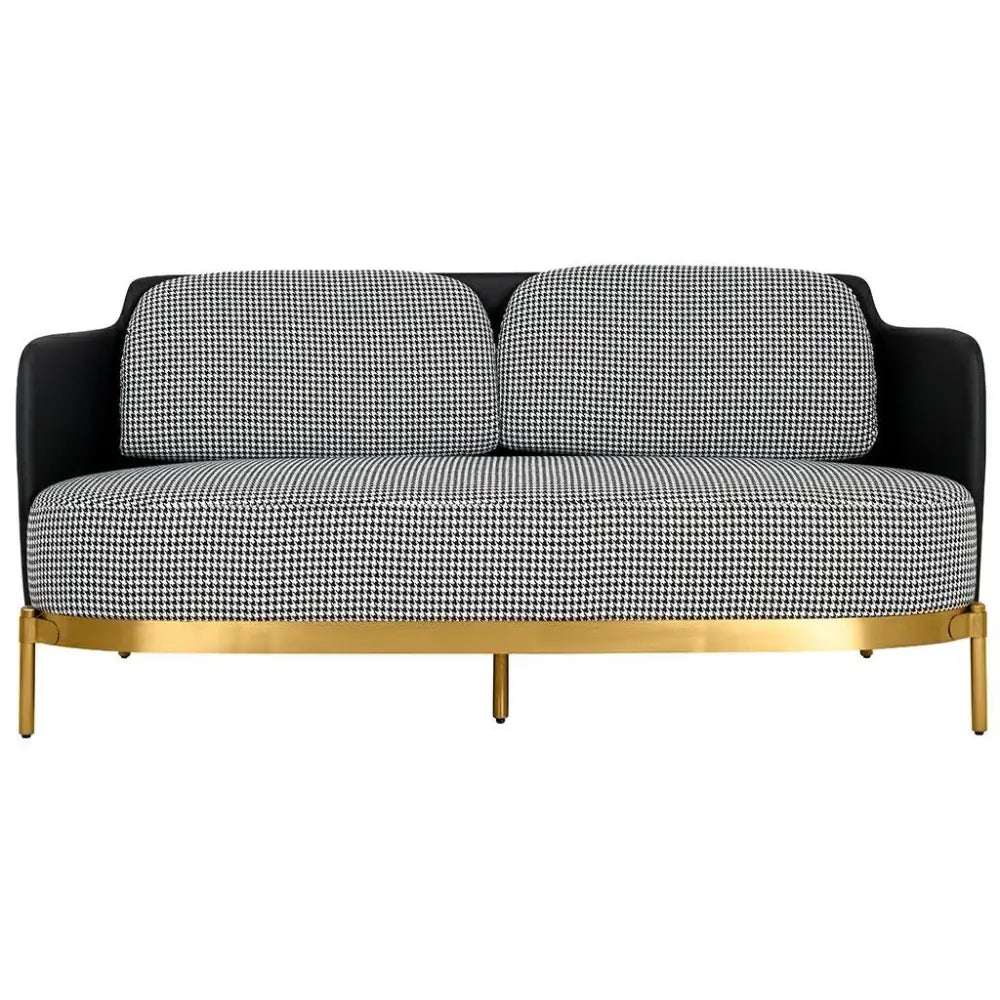 Soffa - VENICE, svart/vit - produktbild av Soffa från King Home | Arvande