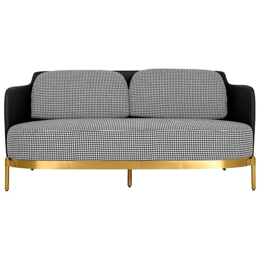 Soffa - VENICE, svart/vit - produktbild av Soffa från King Home | Arvande