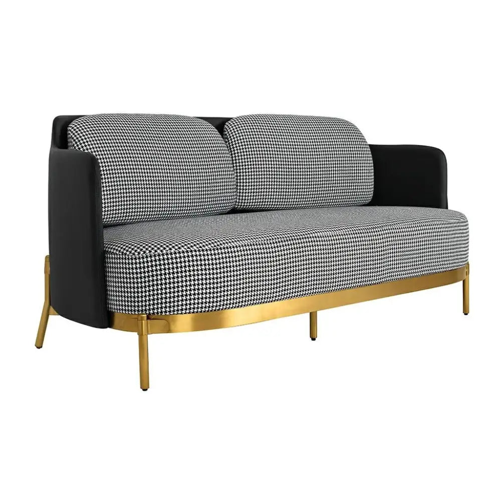 Soffa - VENICE, svart/vit - produktbild av Soffa från King Home | Arvande