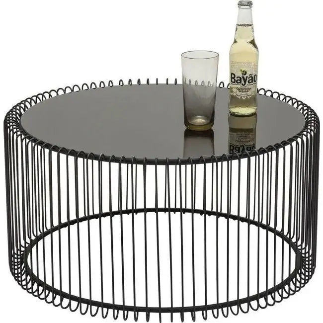 Soffbord KARE - WIRE, svart, 2-set - produktbild av Nyheter ej översatt från Kare Design | Arvande