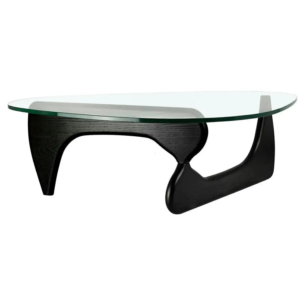 Soffbord STABLE BLACK, svart/askträ - produktbild av Sidobord från King Home | Arvande