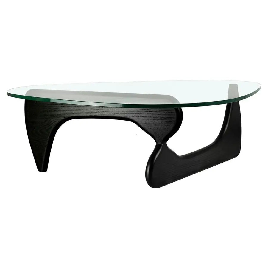 Soffbord STABLE BLACK, svart/askträ - produktbild av Sidobord från King Home | Arvande