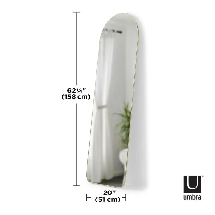 Spegel UMBRA - HUBBA 51 x 157 cm, guld - produktbild av Speglar från Umbra | Arvande
