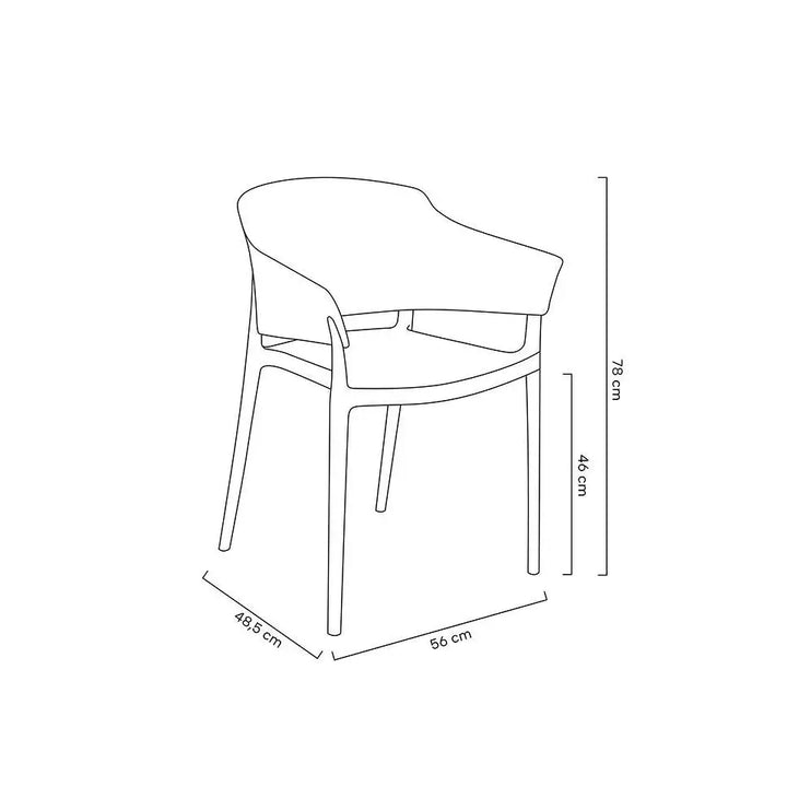 Stol - BIG BACK, svart – produktbild av [MGO] Import King Home från King Home | Arvande