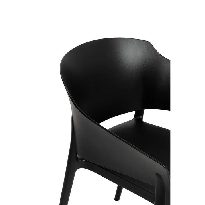Stol - BIG BACK, svart – produktbild av [MGO] Import King Home från King Home | Arvande