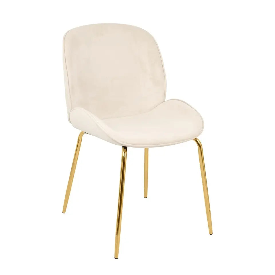 Stol - BOBBI, beige/guld - produktbild av [MGO] Import King Home från King Home | Arvande