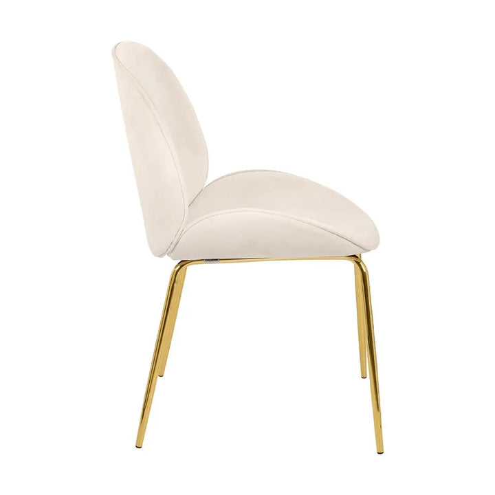 Stol - BOBBI, beige/guld - produktbild av [MGO] Import King Home från King Home | Arvande