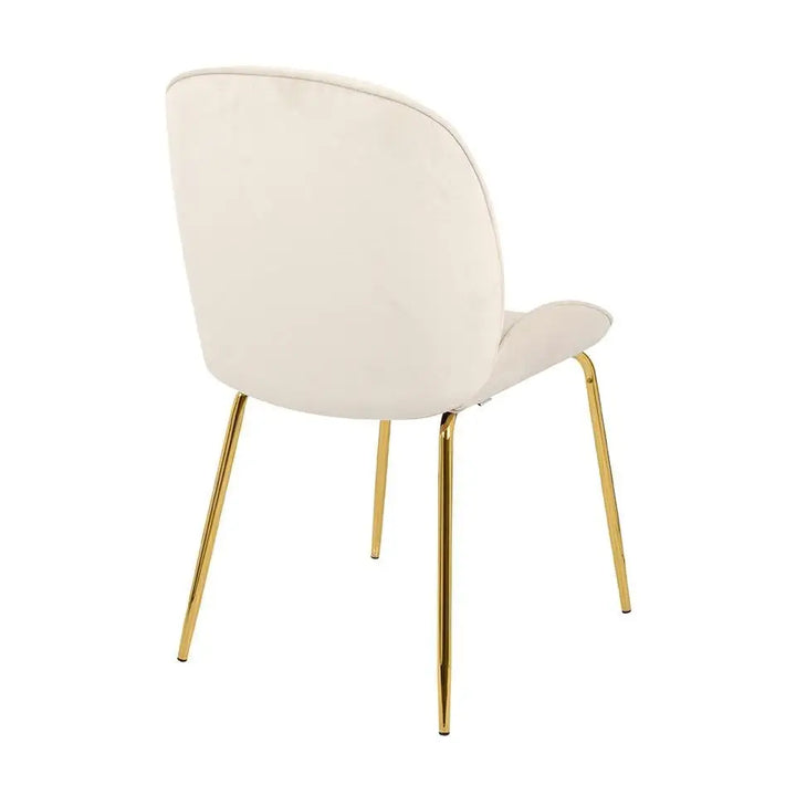 Stol - BOBBI, beige/guld - produktbild av [MGO] Import King Home från King Home | Arvande