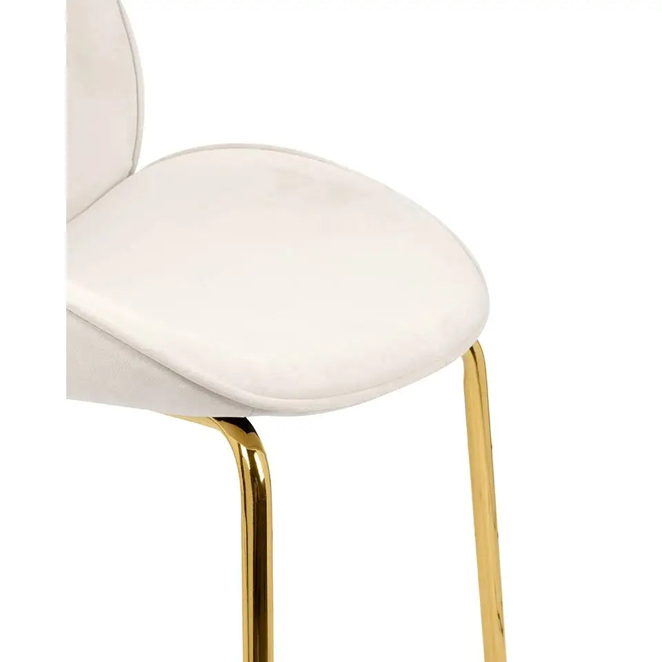 Stol - BOBBI, beige/guld - produktbild av [MGO] Import King Home från King Home | Arvande