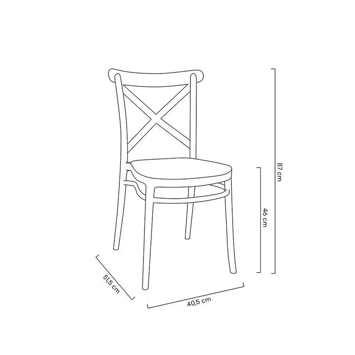 Stol - COUNTRY, svart - produktbild av [MGO] Import King Home från King Home | Arvande