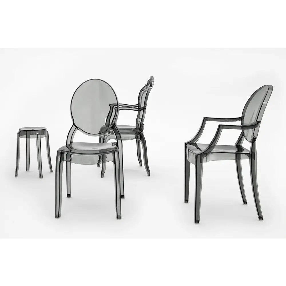 Stol - KING ARM, rökfärgad - produktbild av [MGO] Import King Home från King Home | Arvande