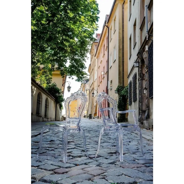 Stol - KING ARM, transparent - produktbild av [MGO] Import King Home från King Home | Arvande