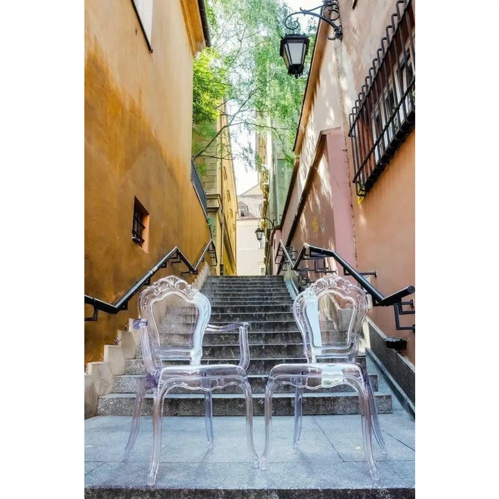 Stol - KING ARM, transparent - produktbild av [MGO] Import King Home från King Home | Arvande