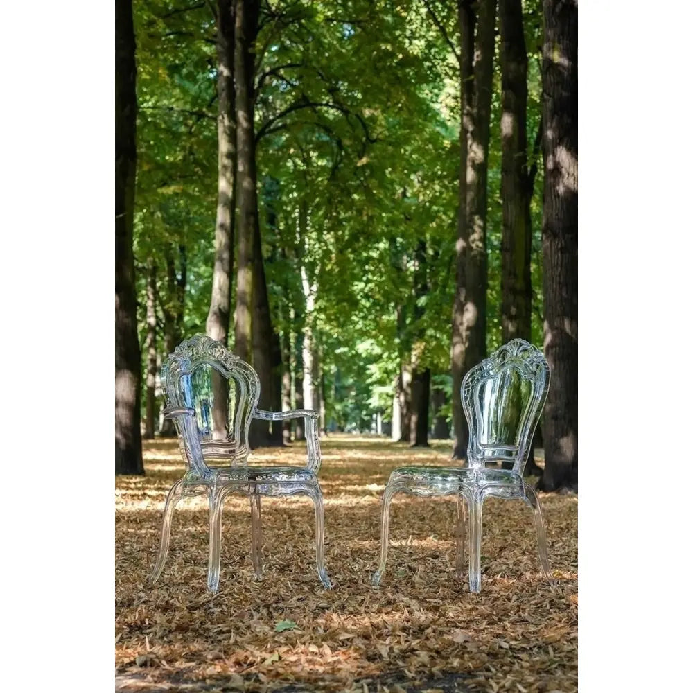 Stol - KING ARM, transparent - produktbild av [MGO] Import King Home från King Home | Arvande