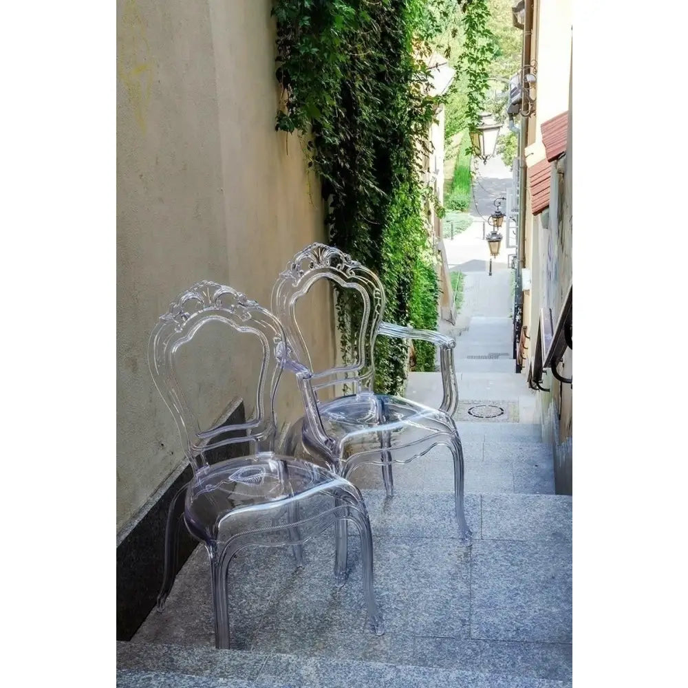 Stol - KING ARM, transparent - produktbild av [MGO] Import King Home från King Home | Arvande