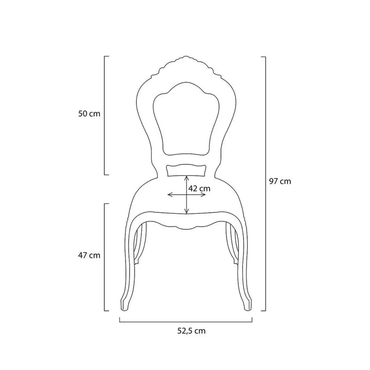 Stol - KING, svart - produktbild av [MGO] Import King Home från King Home | Arvande