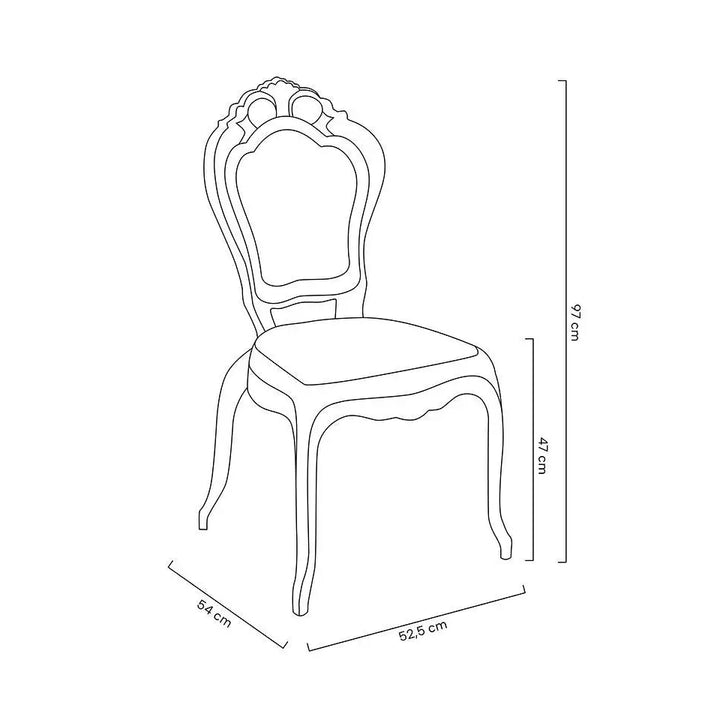 Stol - KING, svart - produktbild av [MGO] Import King Home från King Home | Arvande