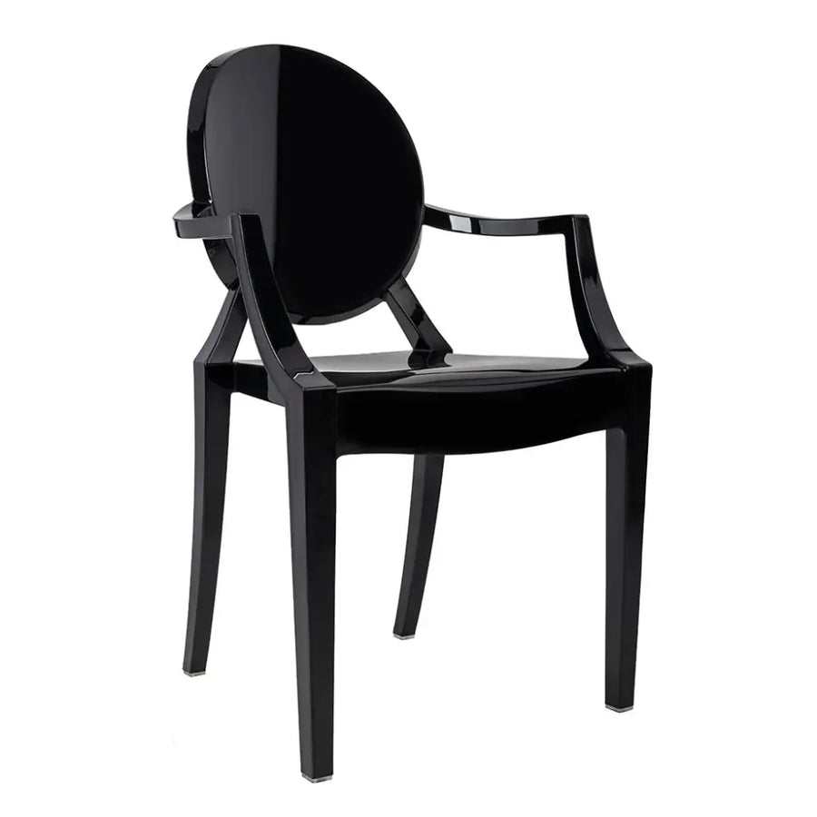 Stol - LOUIS, svart - produktbild av [MGO] Import King Home från King Home | Arvande
