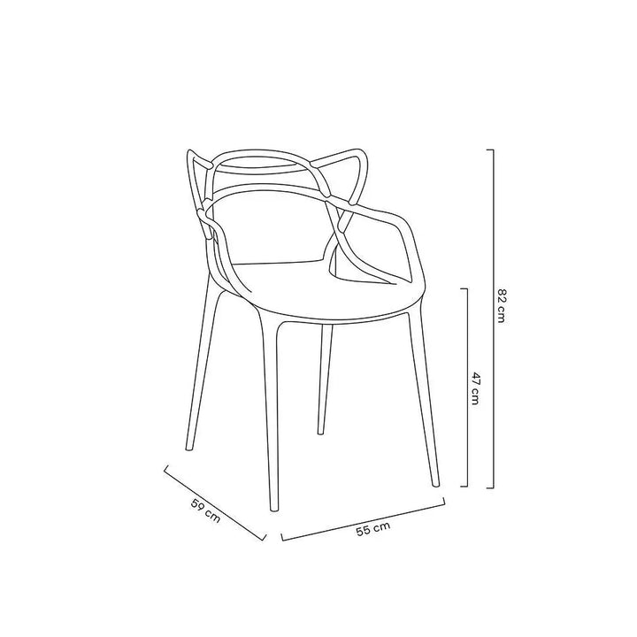 Stol - LUXO, silver – produktbild av [MGO] Import King Home från King Home | Arvande
