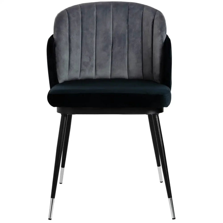 Stol - MARCEL, svart/mörkgrå - produktbild av [MGO] Import King Home från King Home | Arvande