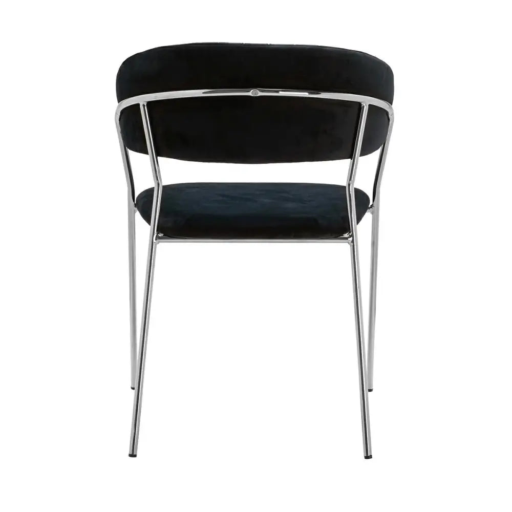 Stol - MARGO SILVER, svart – produktbild av [MGO] Import King Home från King Home | Arvande
