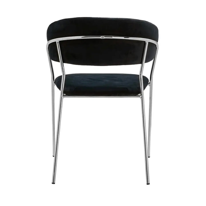 Stol - MARGO SILVER, svart – produktbild av [MGO] Import King Home från King Home | Arvande