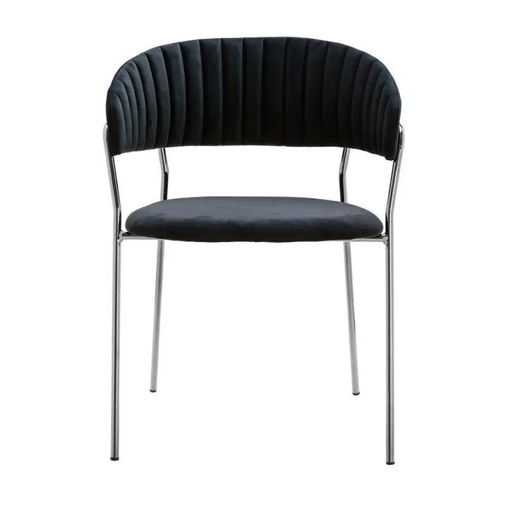 Stol - MARGO SILVER, svart – produktbild av [MGO] Import King Home från King Home | Arvande