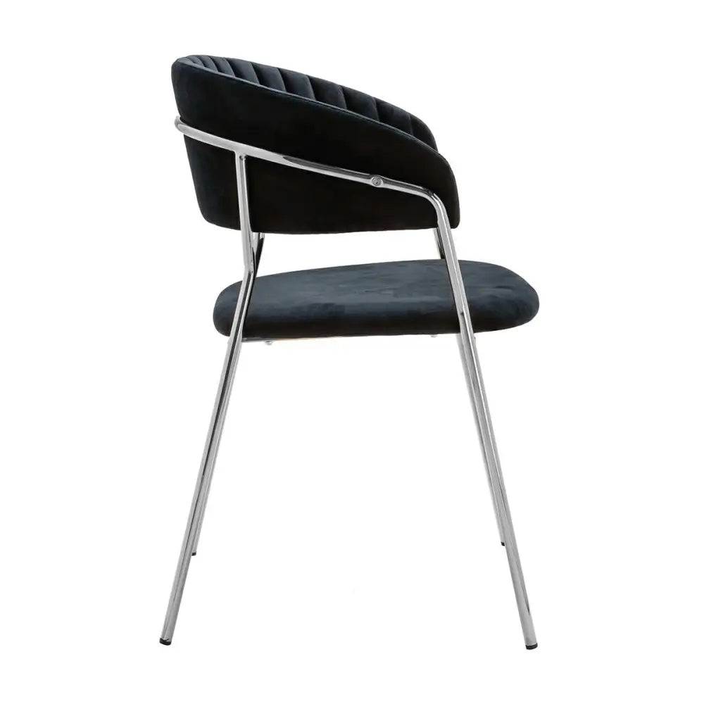 Stol - MARGO SILVER, svart - produktbild av [MGO] Import King Home från King Home | Arvande