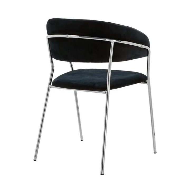 Stol - MARGO SILVER, svart – produktbild av [MGO] Import King Home från King Home | Arvande