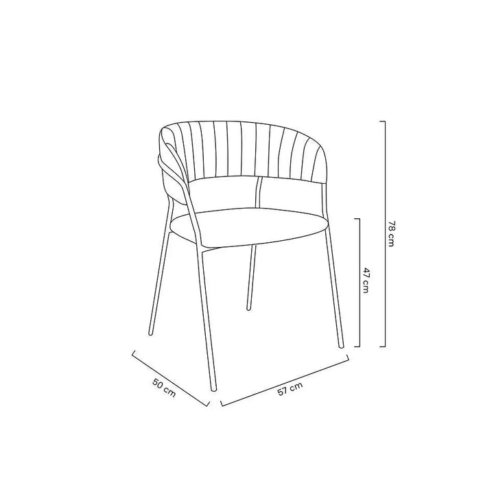 Stol - Margo, Svart – produktbild av [MGO] Import King Home från King Home | Arvande