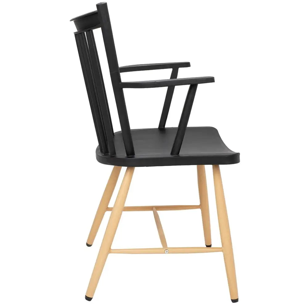 Stol - MILA ARM, svart - produktbild av [MGO] Import King Home från King Home | Arvande