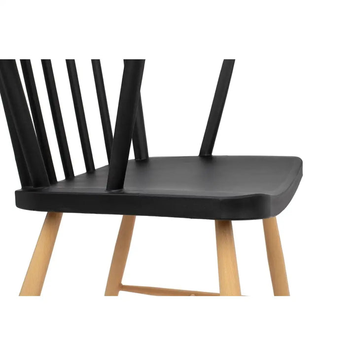 Stol - MILA ARM, svart – produktbild av [MGO] Import King Home från King Home | Arvande