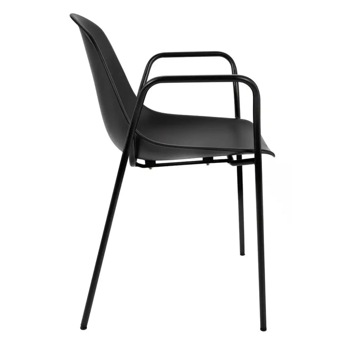 Stol - RESOL ARM, svart - produktbild av [MGO] Import King Home från King Home | Arvande